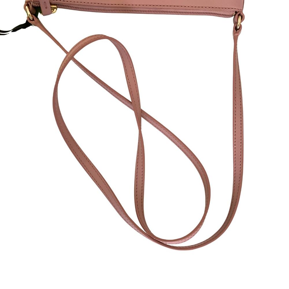 Kate Spade Dusty Pink Ramsey Glitter Crossbody Bag Saffiano Style NWT - Picture 9 of 10